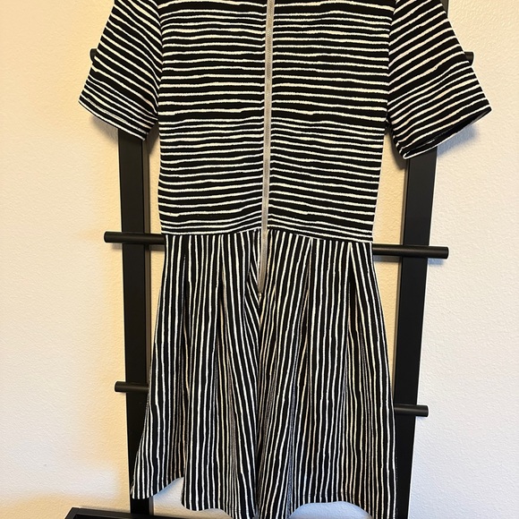 Lularoe Black and White Striped Dress - Picture 3 of 4
